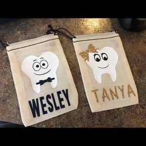 Custom tooth fairy bags